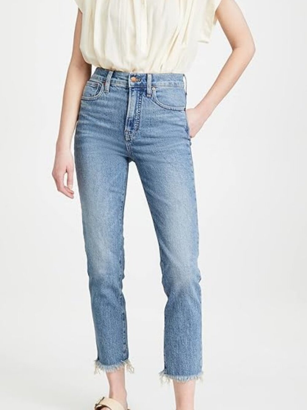Madewell Perfect Vintage Crop Jean in Ainsworth Wash